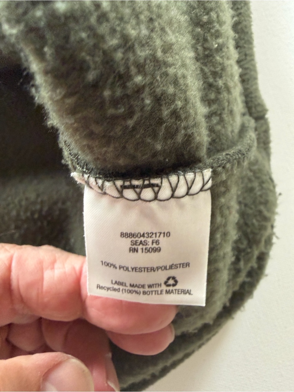EUC Men's Outdoor Life Fleece Vest Large Green (KB6) - Picture 6 of 6